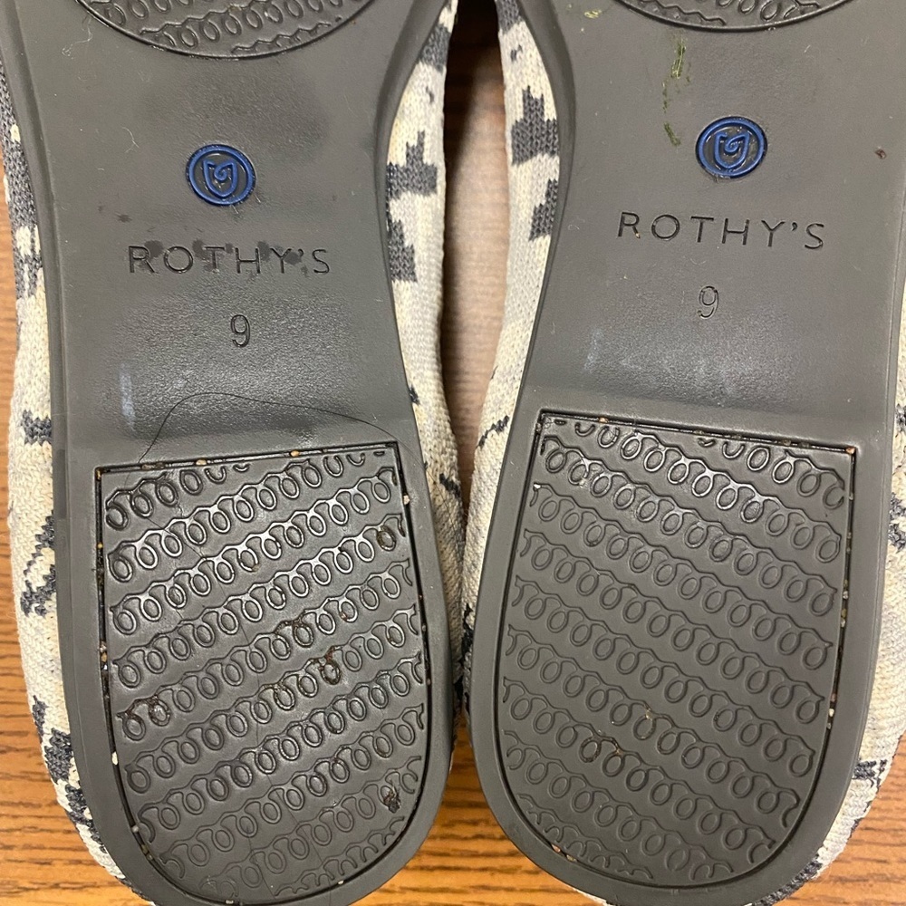 Rothy’s Ash Grey Camo Flats-Size 9 Retired Print! - Picture 8 of 13